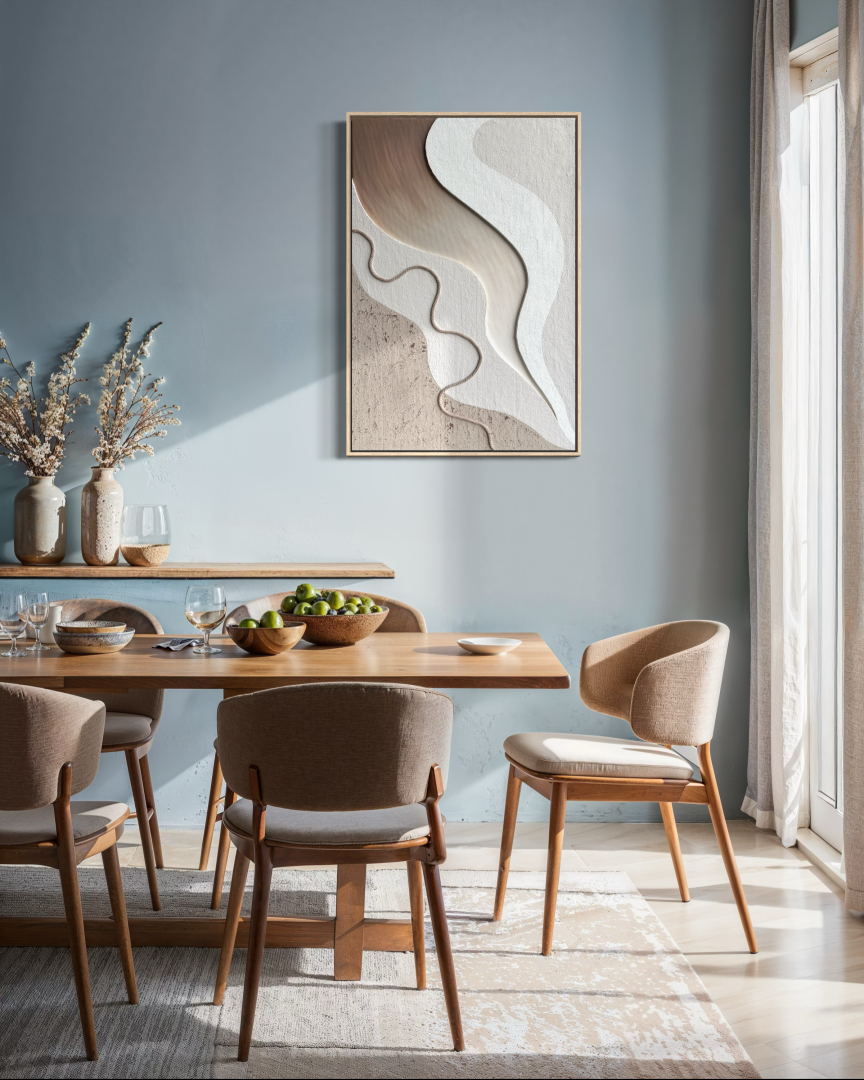 Áramlat, 50x80 cm, minimalista, modern festmény 03