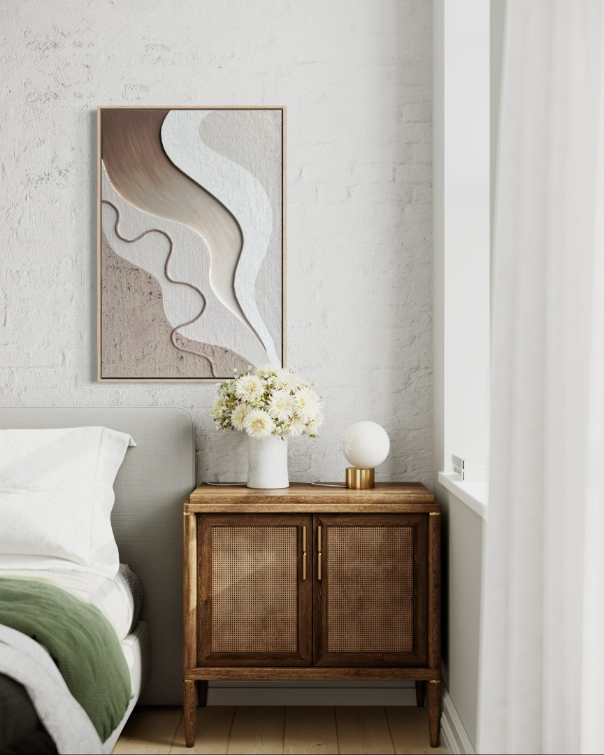 Áramlat, 50x80 cm, minimalista, modern festmény 05