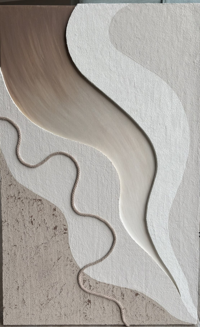 Áramlat, 50x80 cm, minimalista, modern festmény 07