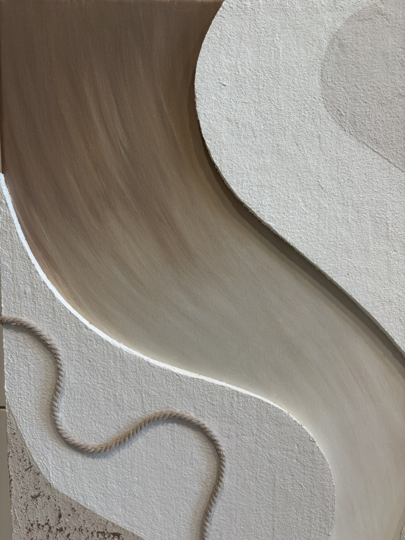 Áramlat, 50x80 cm, minimalista, modern festmény 09