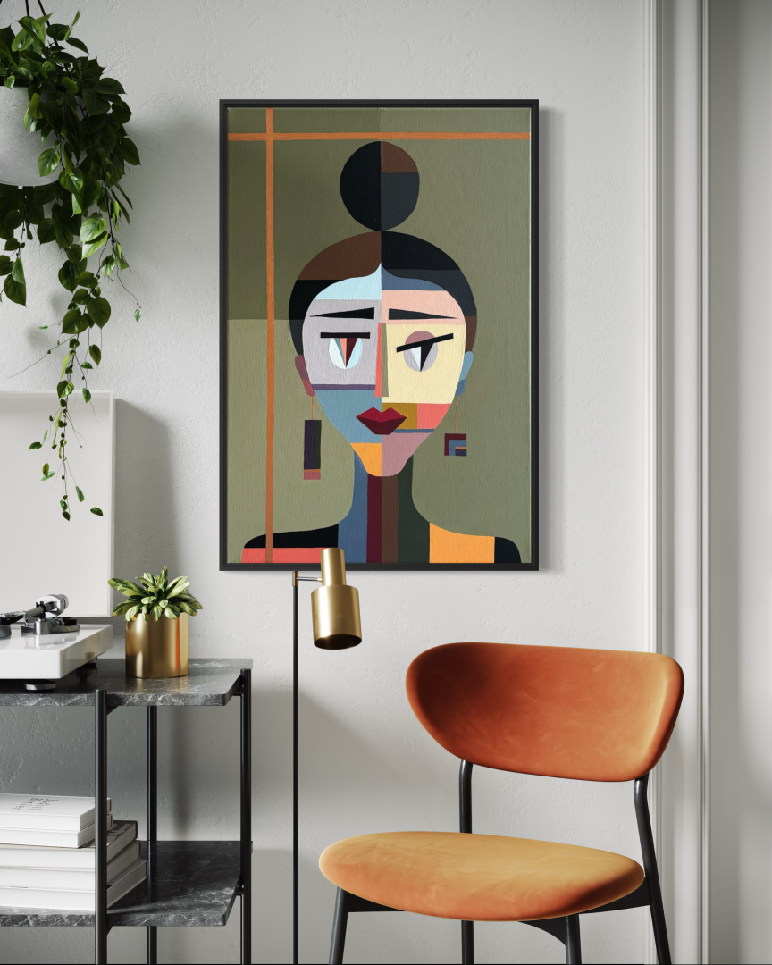 Báj 40x60 cm, geometriai, figuratí 1