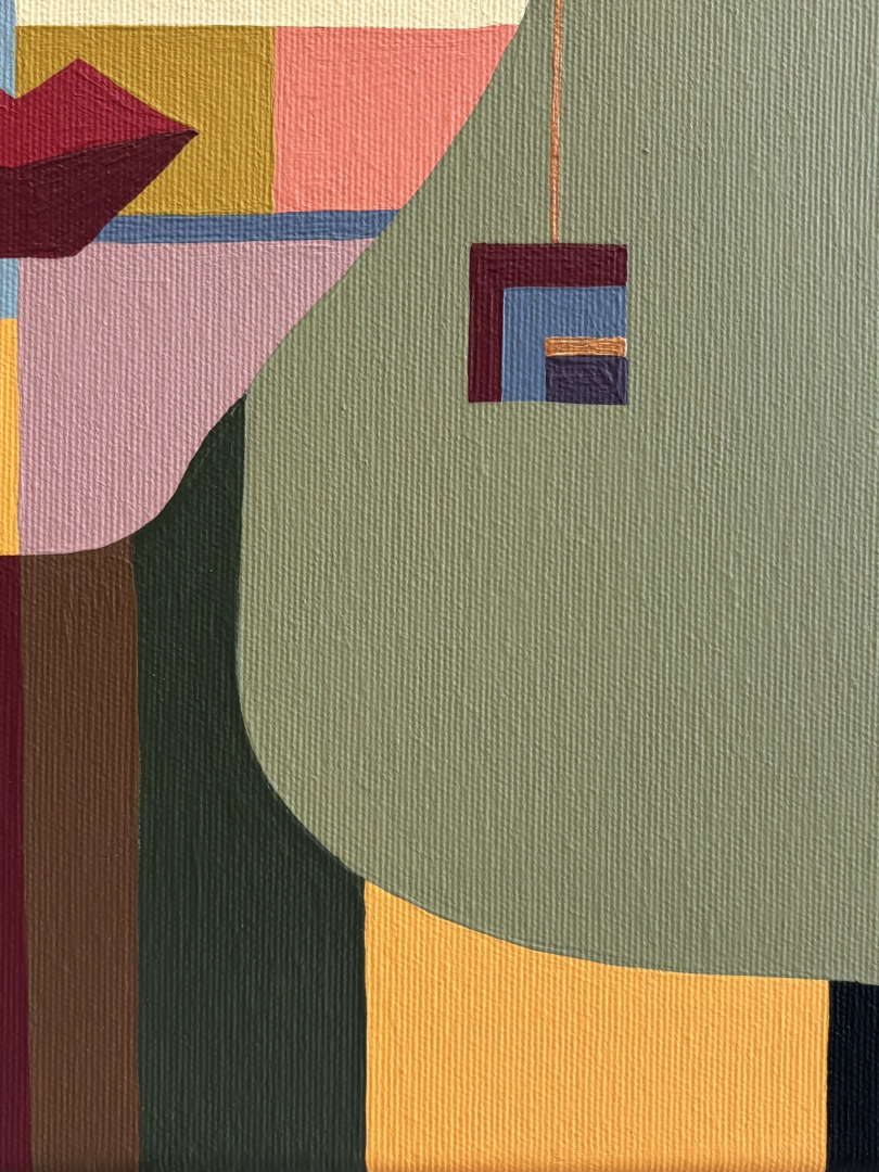 Báj 40x60 cm, geometriai, figuratí 9