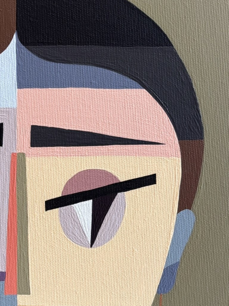 Báj 40x60 cm, geometriai, figuratí 10