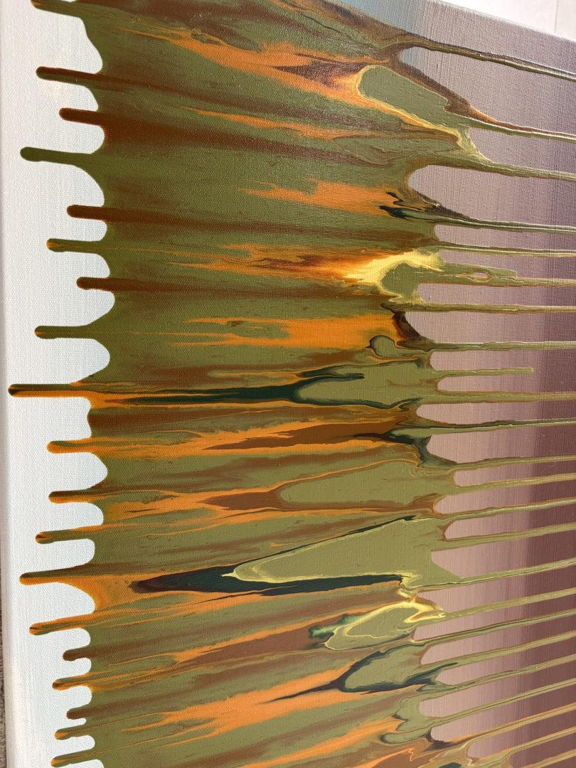 Flow, 50x70 cm, modern, absztrakt festmény 10