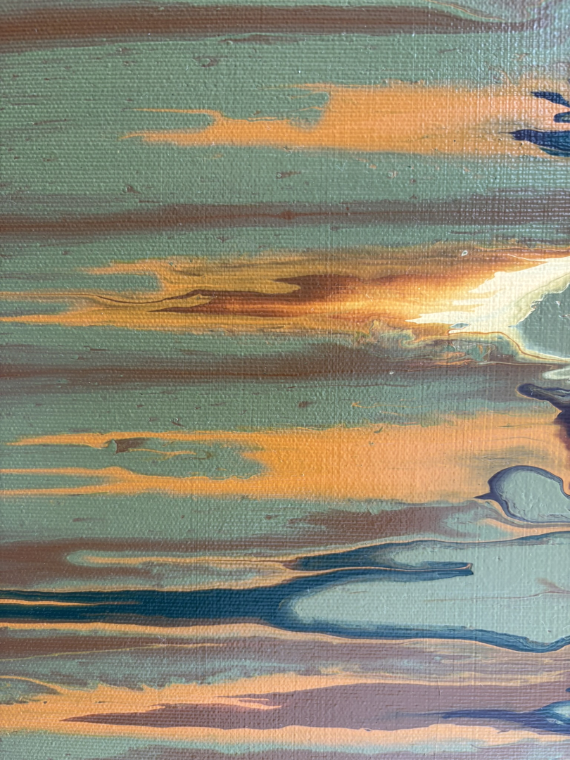 Flow, 50x70 cm, modern, absztrakt festmény 11