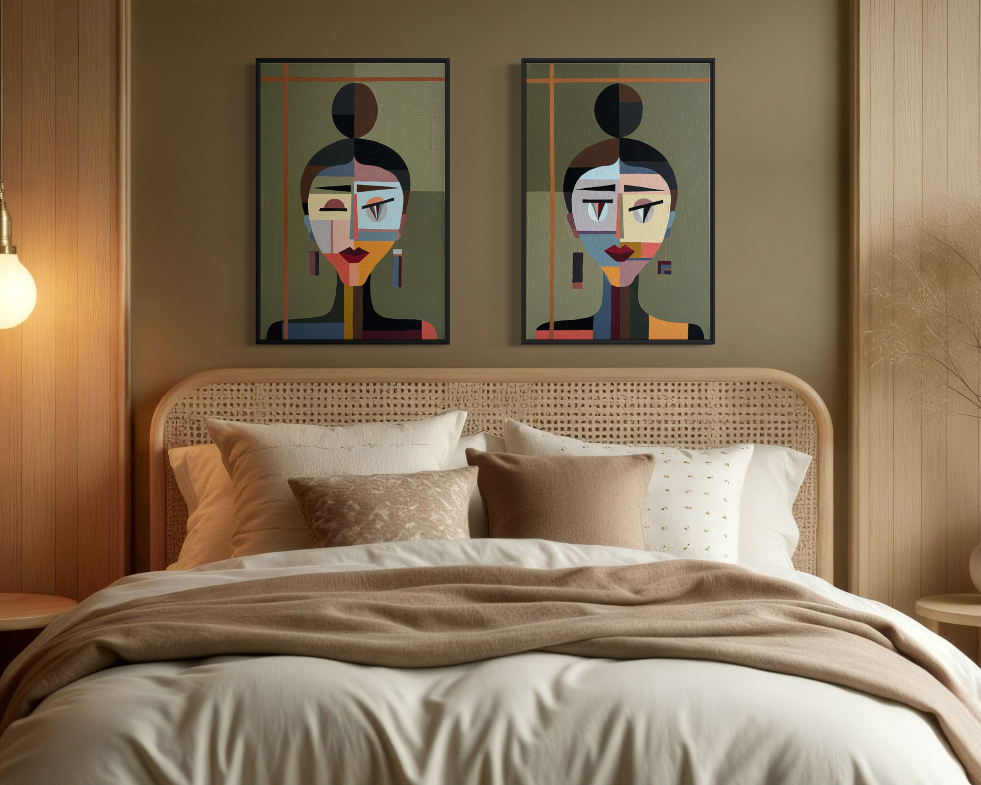 Kéj 40x60 cm, geometriai, figuratív 6