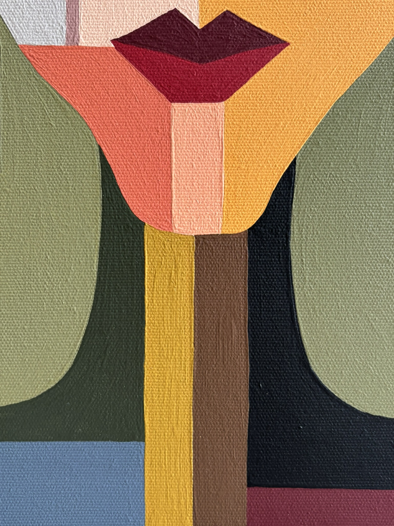 Kéj 40x60 cm, geometriai, figuratív 10