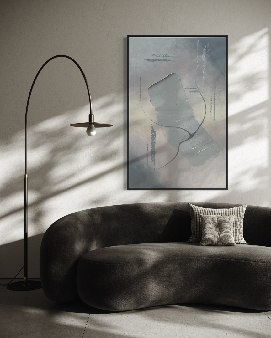 Köd, 80x130 cm, absztrakt-struktur 04