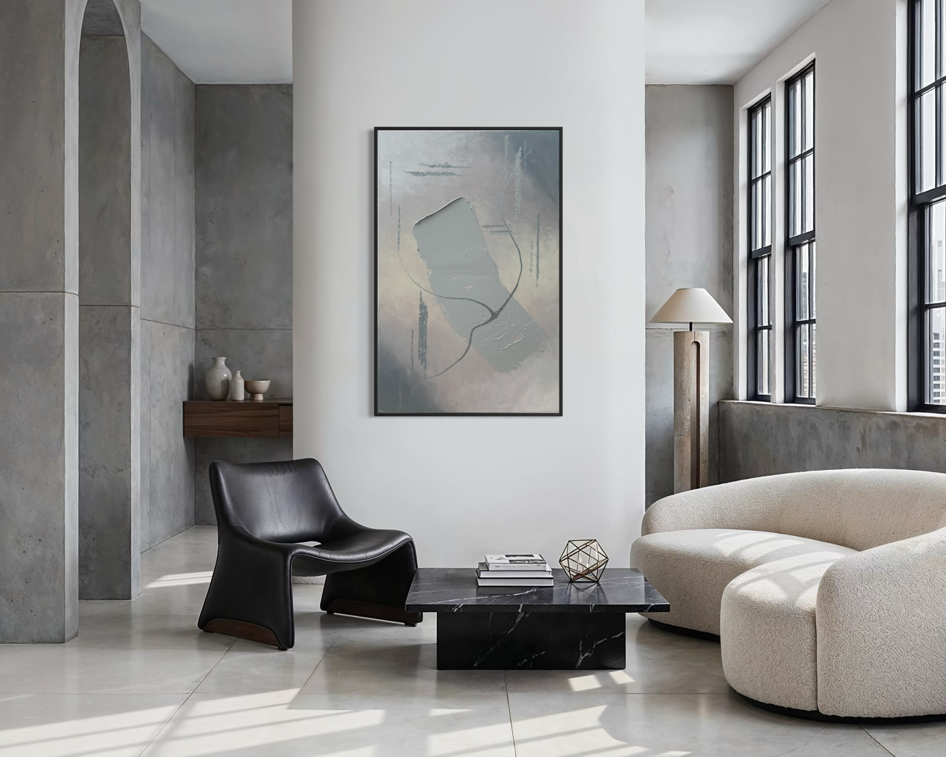 Köd, 80x130 cm, absztrakt-struktur 05