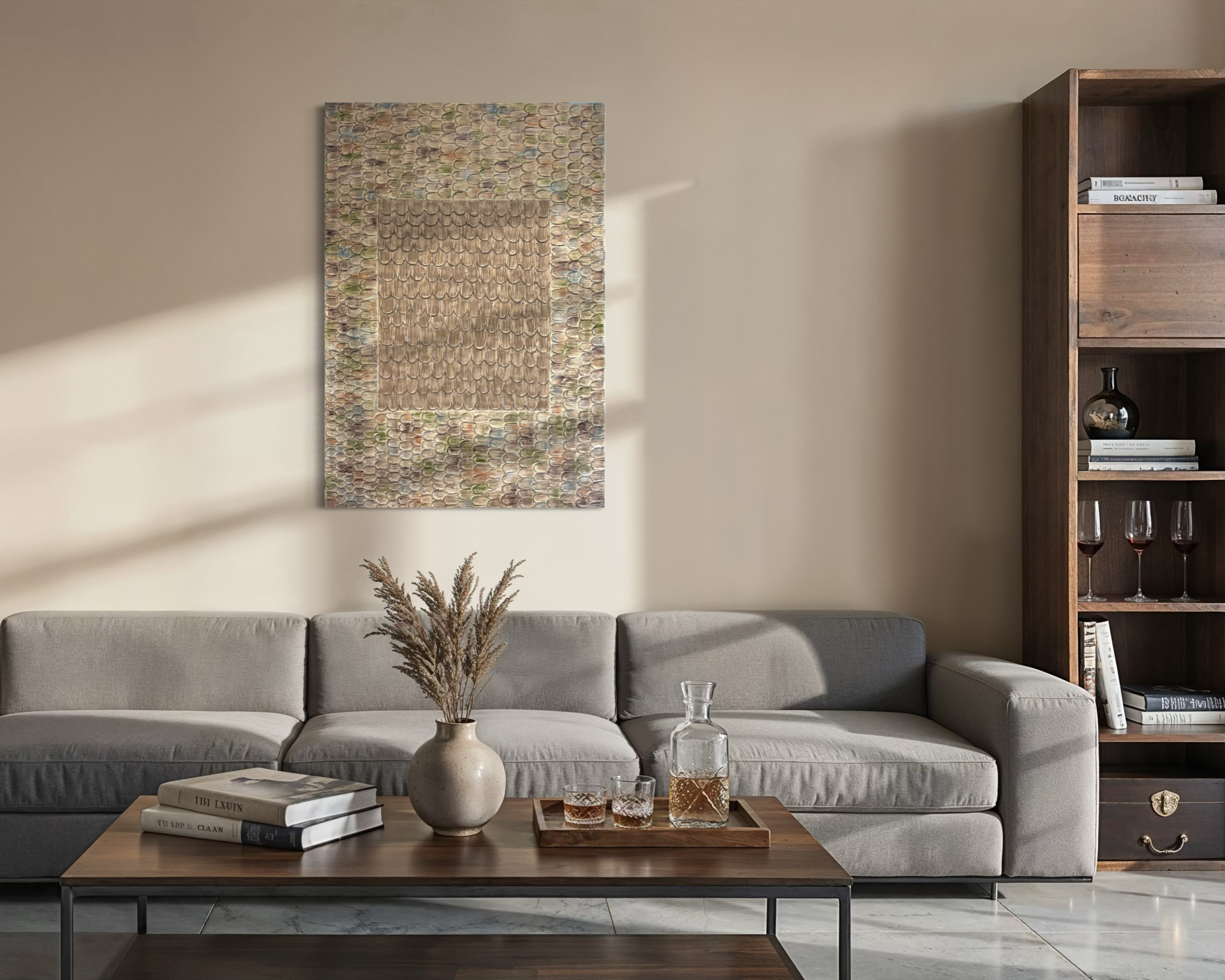 Lét, 80x130 cm, minimél-modern festmény 02