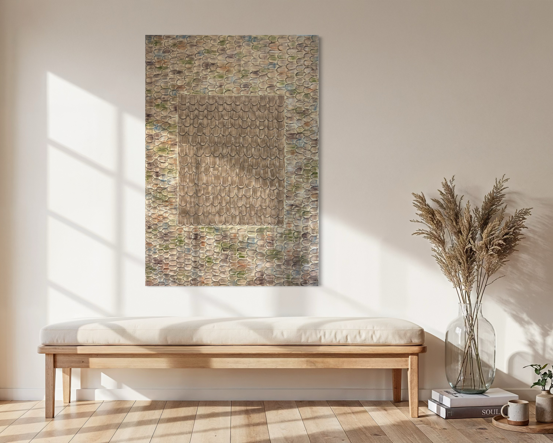 Lét, 80x130 cm, minimél-modern festmény 05