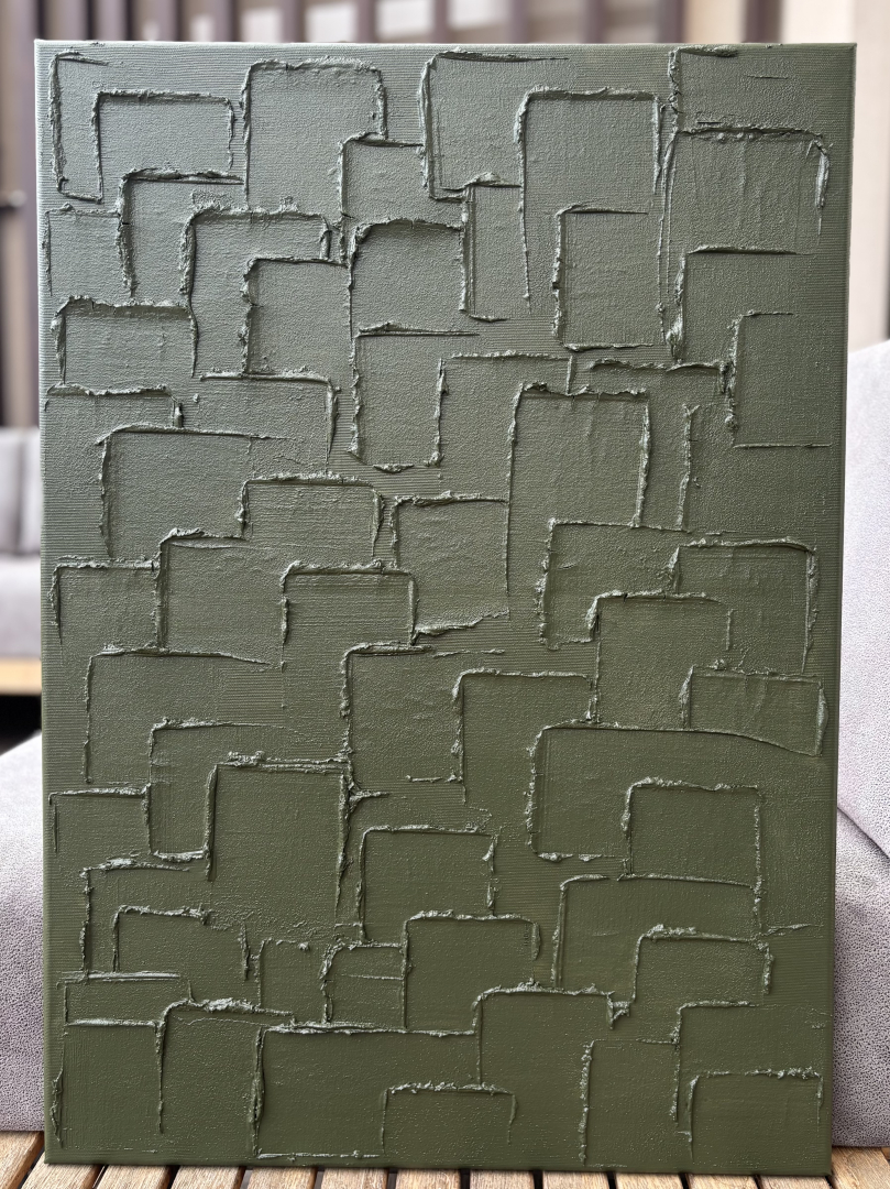 Olíva 2, 50x70 cm, absztrakt modern 07