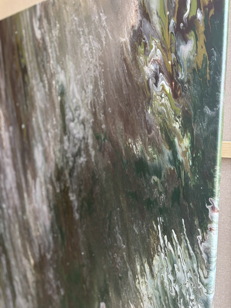 Vihar, 70x100 cm, modern, absztrakt festmény 07