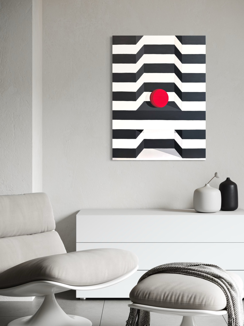 Egyensúly-60x80 cm-geometriai 2