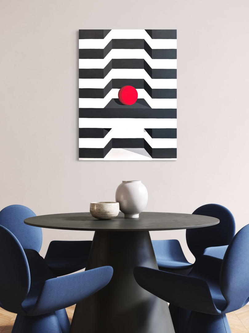 Egyensúly-60x80 cm-geometriai 3