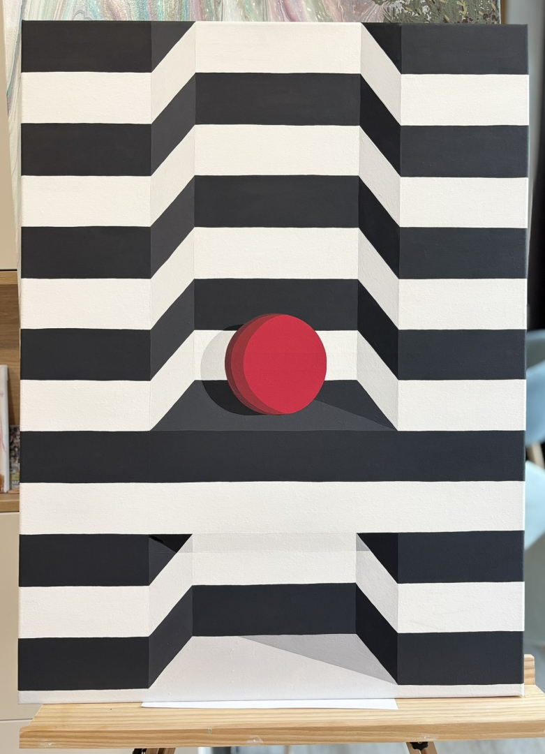 Egyensúly-60x80 cm-geometriai 8